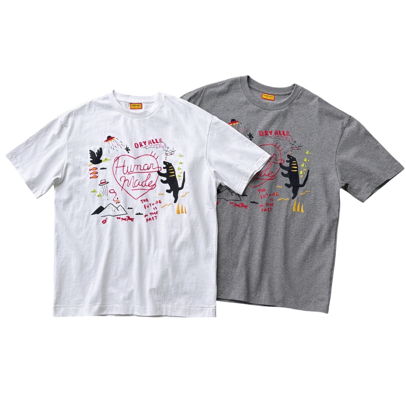 [HumanMade] 휴먼 메이드 자수 티셔츠