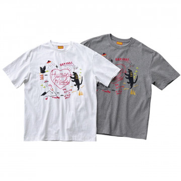 [HumanMade] 휴먼 메이드 자수 티셔츠