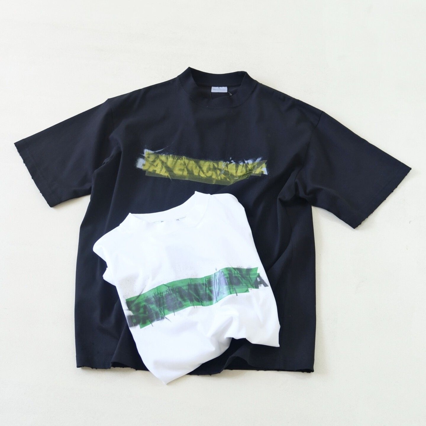 [BALENCIAGA] 발렌시아가 메시스프레이 반팔 티셔츠