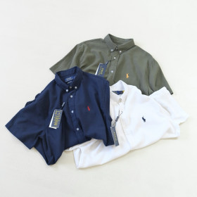 [Polo]  폴로 랄프로렌 린넨 클래식 반팔 셔츠