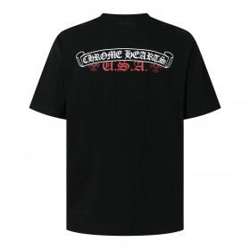 [Chrome hearts] 크롬하츠 USA 스크롤 프린팅 티셔츠