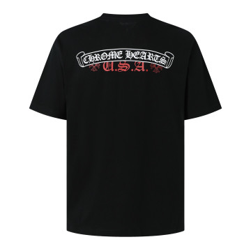 [Chrome hearts] 크롬하츠 USA 스크롤 프린팅 티셔츠