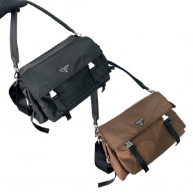 [Prada] 프라다 익스플로어 리나일론 및 가죽 백