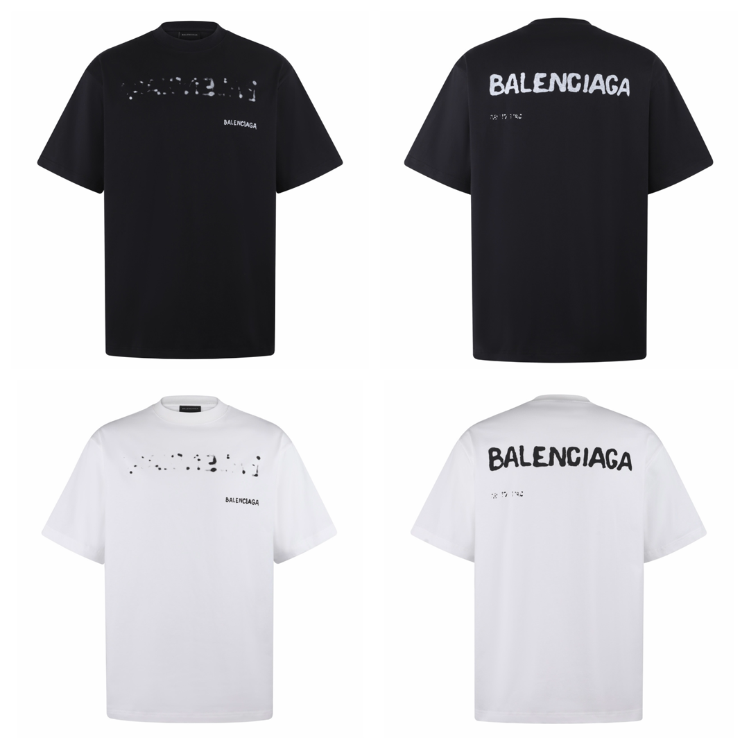 [BALENCIAGA] 발렌시아가 핸드 드로운 티셔츠