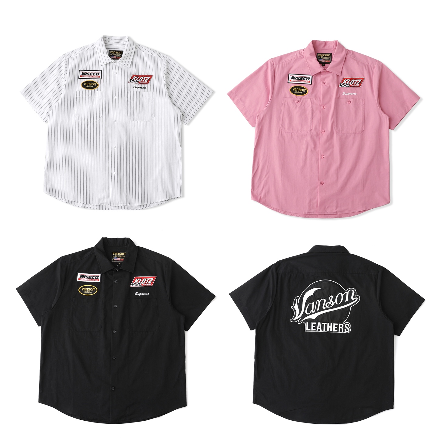 [Supreme] 슈프림 x 밴슨 레더스 숏슬리브 워크 셔츠