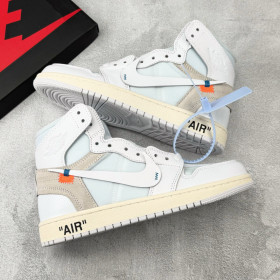 [Nike Jordan 1 x Off-White ] 나이키 조던 1 x 오프화이트 레트로 하이 화이트