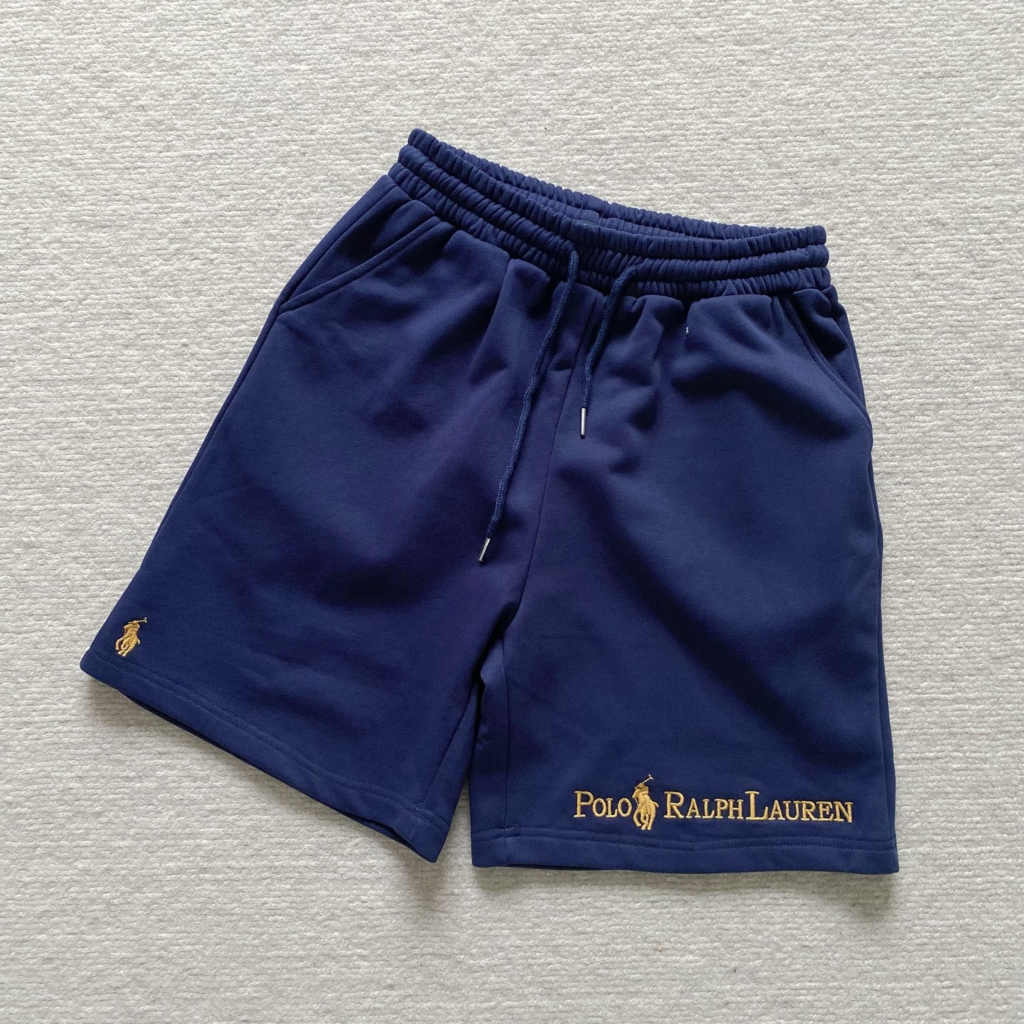 [BEAMS × Polo] 폴로 랄프로렌 x 빔즈 네이비 앤 골드 컬렉션 쇼츠