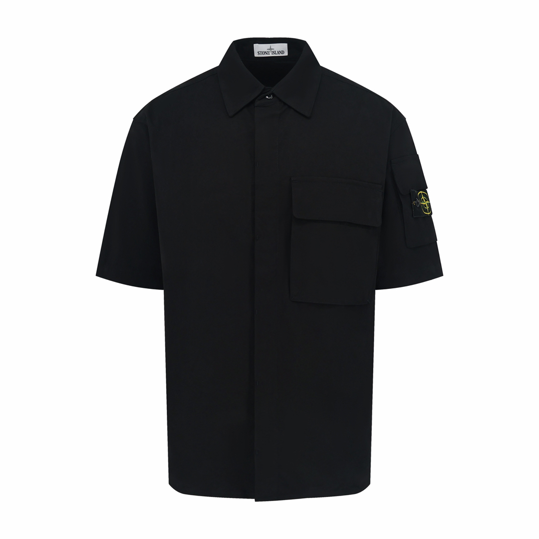 [Stone Island] 스톤아일랜드 스트레치 코튼 트윌 셔츠