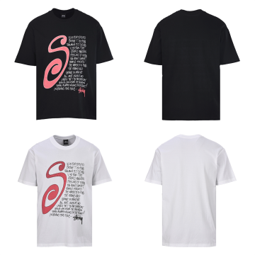[STUSSY] 스투시 S 토크 피그먼트 다이드 반팔 티셔츠