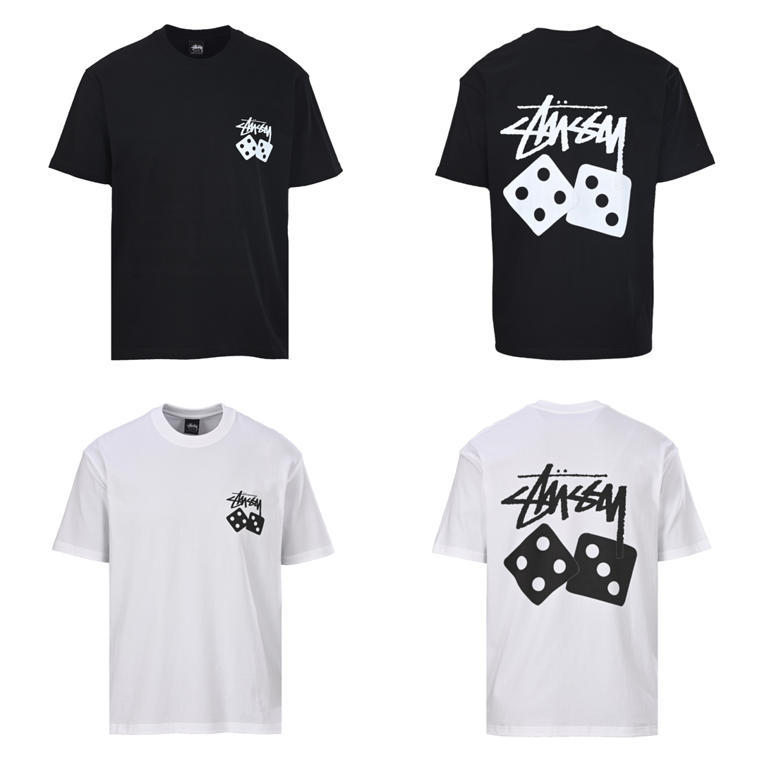 [STUSSY] 스투시 다이스 피그먼트 다이드 티셔츠