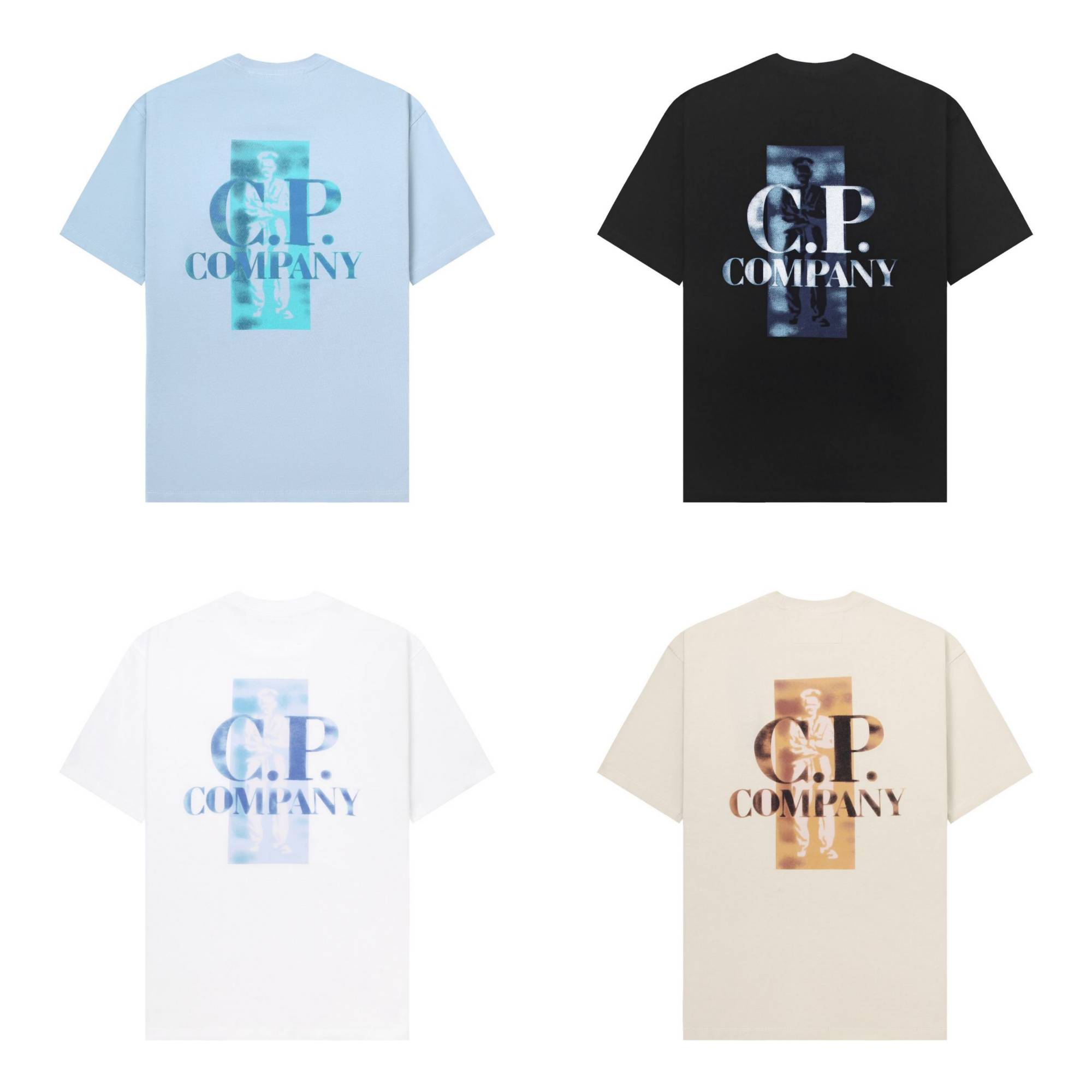 [C.P. Company] C.P. 컴퍼니 30/1 저지 숏슬리브 로고 티셔츠