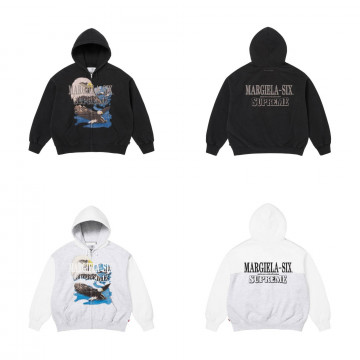 [Supreme x MM6 Maison Margiela] 슈프림 x MM6 메종 마르지엘라 이글 집업 후드 스웨트셔츠
