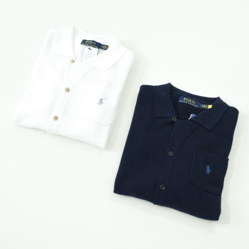 [Polo] 폴로 랄프로렌 메쉬 니트 코튼 반팔 셔츠