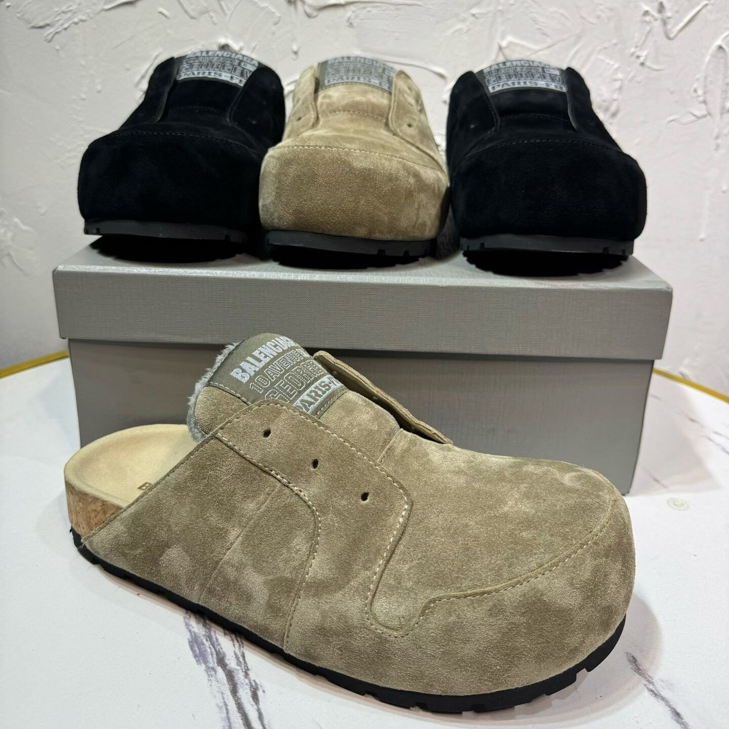 [Balenciaga] 발렌시아가 덤보 뮬 블랙