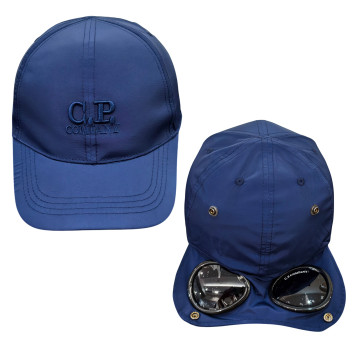 [C.P. Company] C.P. 컴퍼니 고글 디테일 베이스볼 캡 모자 네이비