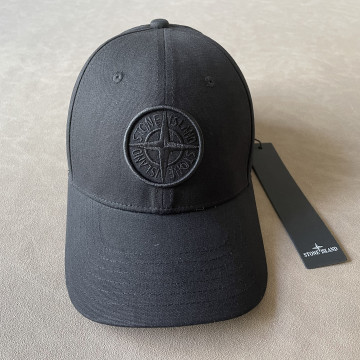 [Stone Island] 스톤 아일랜드 99675 6-패널 캡 블랙