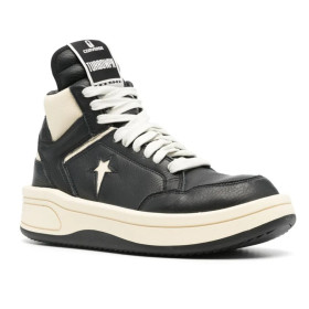 [Rick Owens x Converse] 릭오웬스 x 컨버스 터보웨폰 미드 블랙 클라우드 크림