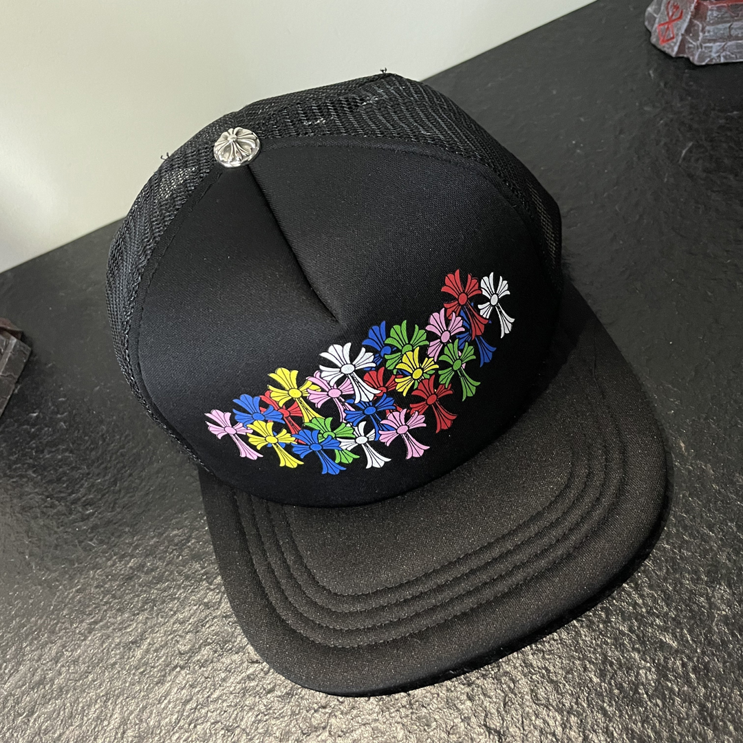 [CHROME HEARTS] 크롬하츠 멀티 크로스 메쉬 트러커 캡