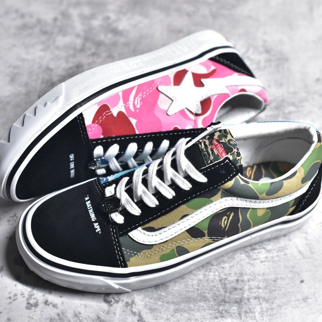 [Vans x BAPE] 반스 x 베이프 올드스쿨 TB LX 블랙