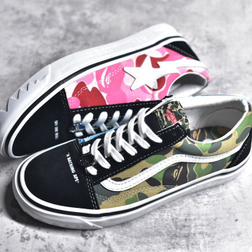 [Vans x BAPE] 반스 x 베이프 올드스쿨 TB LX 블랙