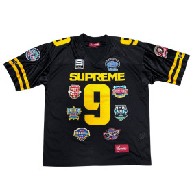 [SUPREME] 슈프림 챔피언쉽 자수 풋볼 저지 블랙