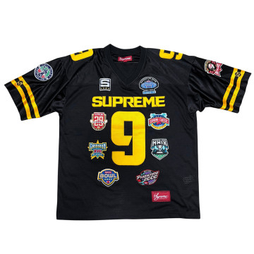 [SUPREME] 슈프림 챔피언쉽 자수 풋볼 저지 블랙