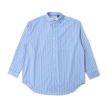 [Supreme x MM6 Maison Margiela] 슈프림 x MM6 메종 마르지엘라 스트라이프 셔츠 블루
