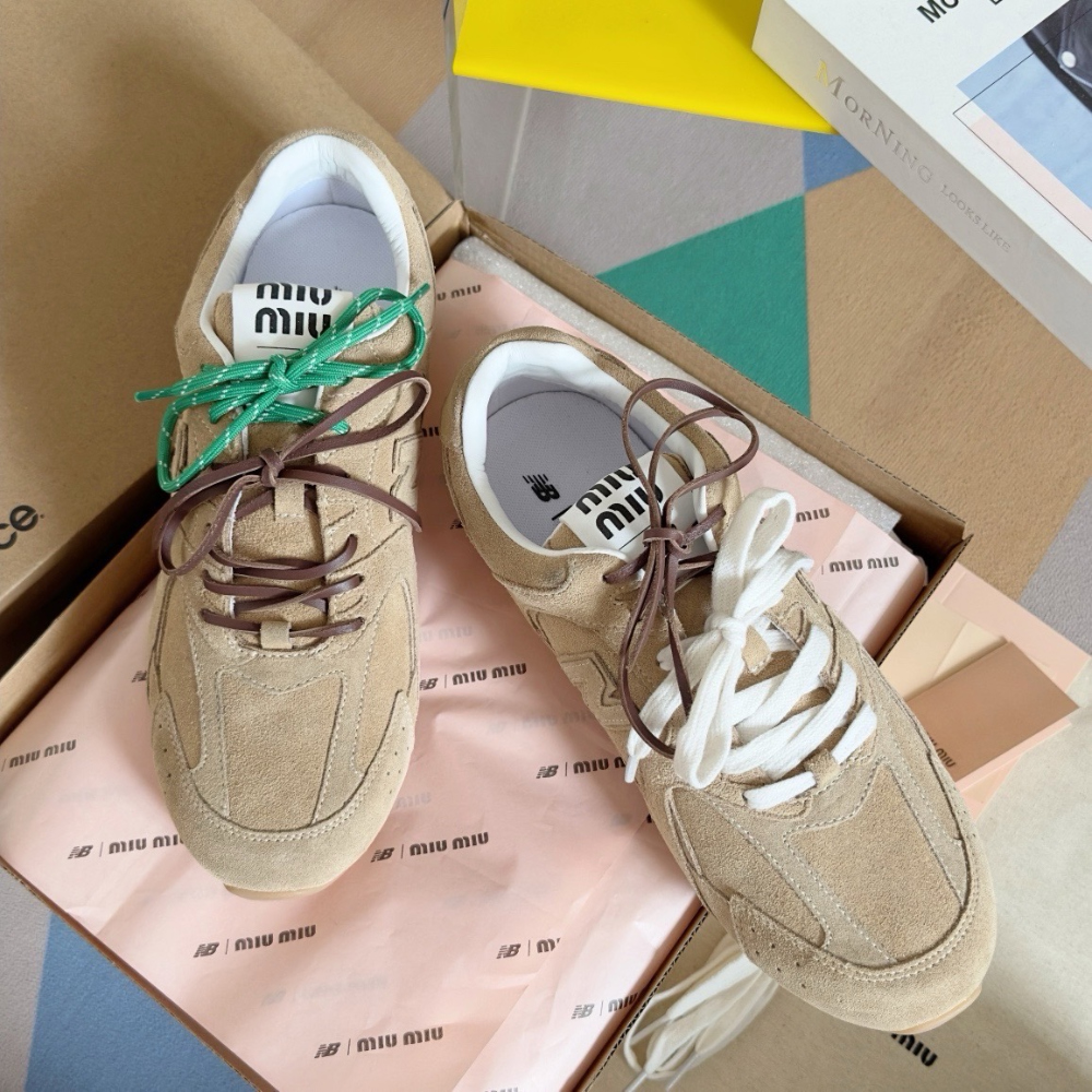 [Miumiu] 미우미우 x 뉴발란스 530 스웨이드 메쉬 스니커즈 -3Color