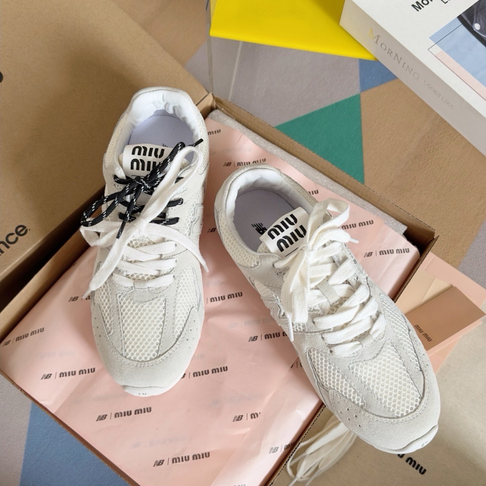 [Miumiu] 미우미우 x 뉴발란스 530 스웨이드 메쉬 스니커즈 -3Color