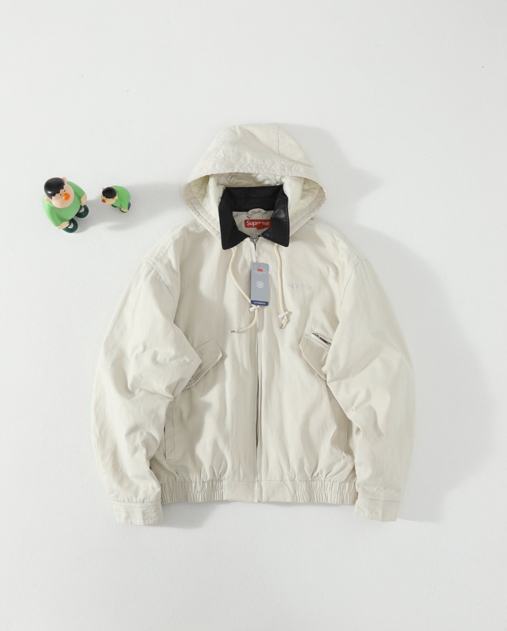 [Supreme] 슈프림 레더 칼라 유틸리티 자켓