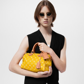 [LouisVuitton] 루이비통 스피디 P9 반둘리에 25 모노그램 - 옐로우