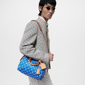 [LouisVuitton] 루이비통 스피디 P9 반둘리에 25 모노그램 - 블루