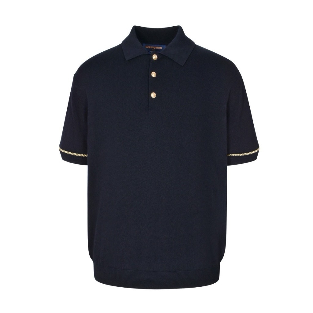 [LouisVuitton] 루이비통 LV 금장단추 polo 반팔 티셔츠