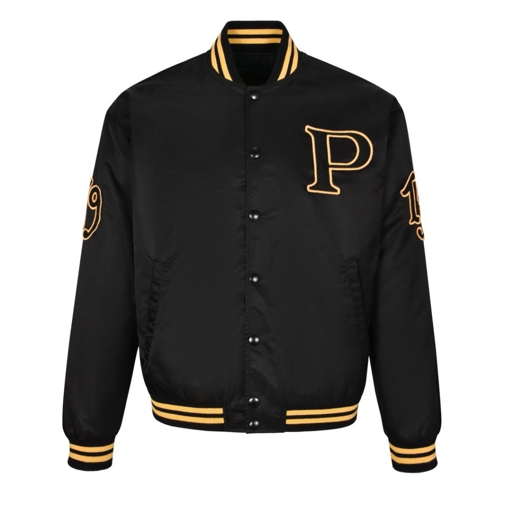 [Prada] 프라다 리나일론 봄버 자켓 패치 - 블랙