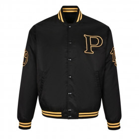 [Prada] 프라다 리나일론 봄버 자켓 패치 - 블랙