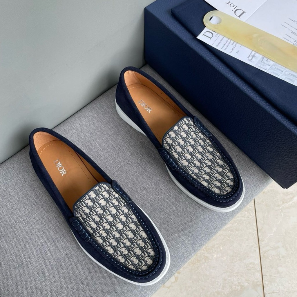 [Dior] 디올 그랑빌 로퍼 디올 오블리크 스웨이드