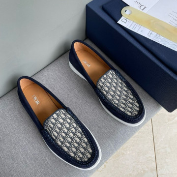 [Dior] 디올 그랑빌 로퍼 디올 오블리크 스웨이드