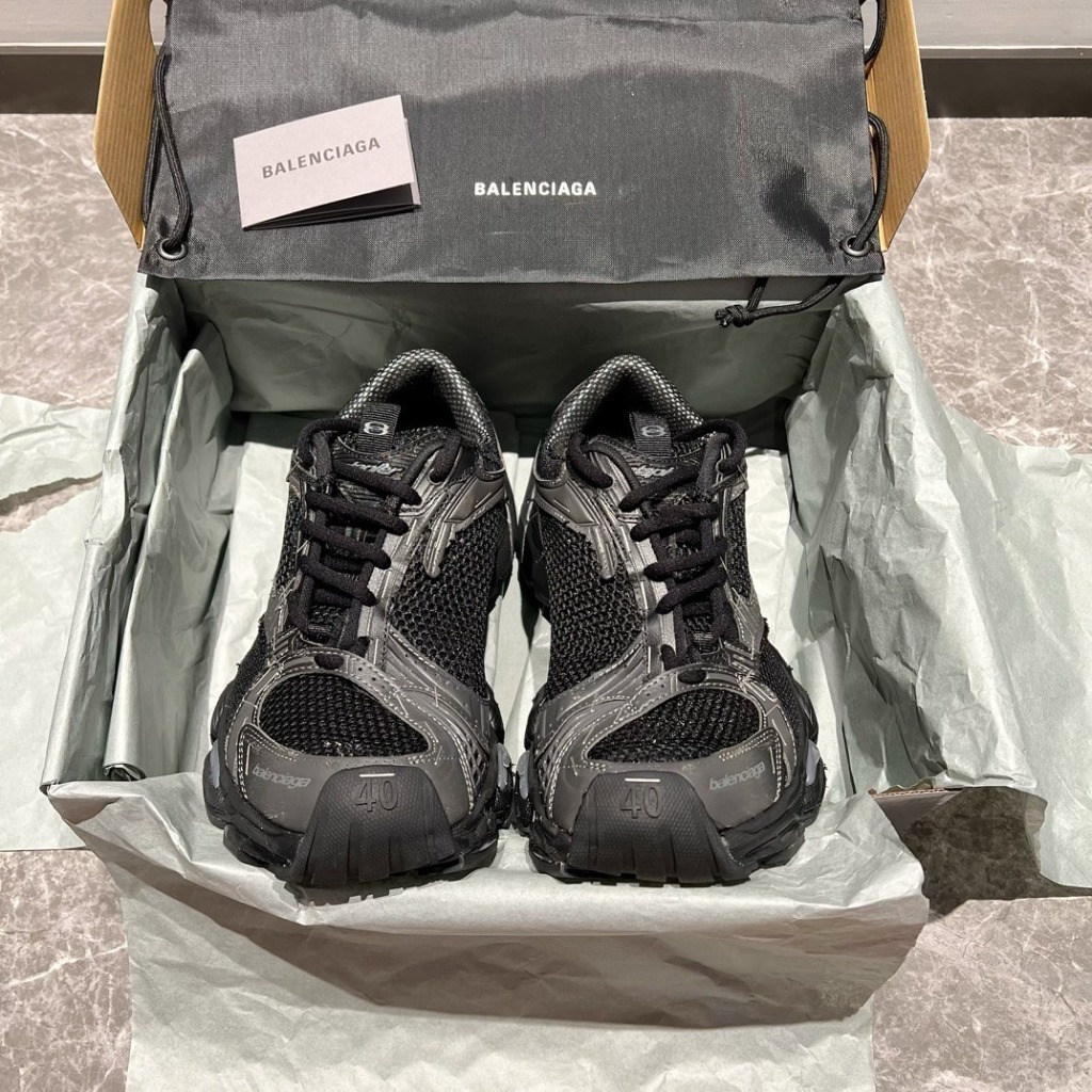 [Balenciaga] 발렌시아가 스테이플러 러너 스니커즈 -블랙