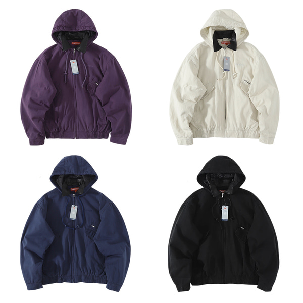 [Supreme] 슈프림 레더 칼라 유틸리티 자켓