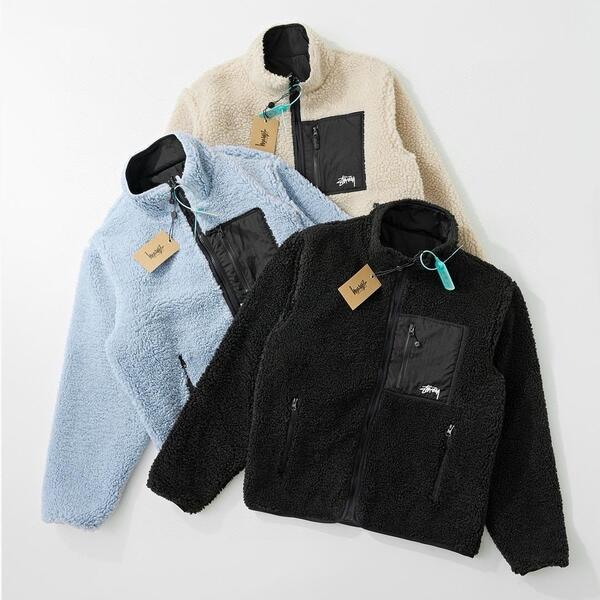 [Stussy] 스투시 쉐르파 리버시블 자켓