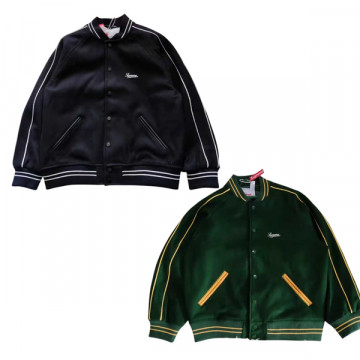 [Supreme] 슈프림 x 제이미 리드 이츠 올 불독스 바시티 자켓
