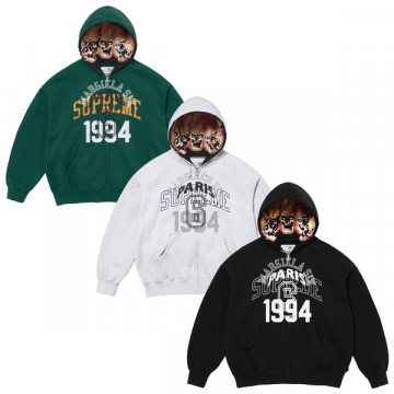 [Supreme] 슈프림 x MM6 메종 마르지엘라 집업 후드 스웻셔츠