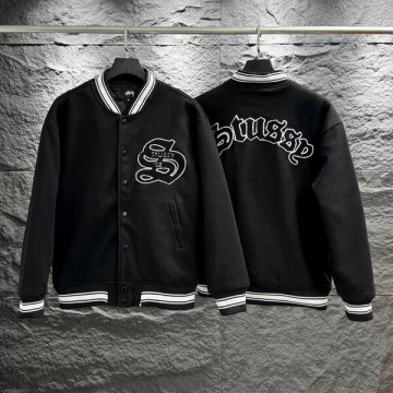 [Stussy] 스투시 카센티노 울 바시티 자켓