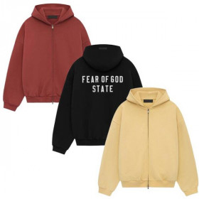 [FearofGod] 피어오브갓 에센셜 헤비 플리스 풀집 후디