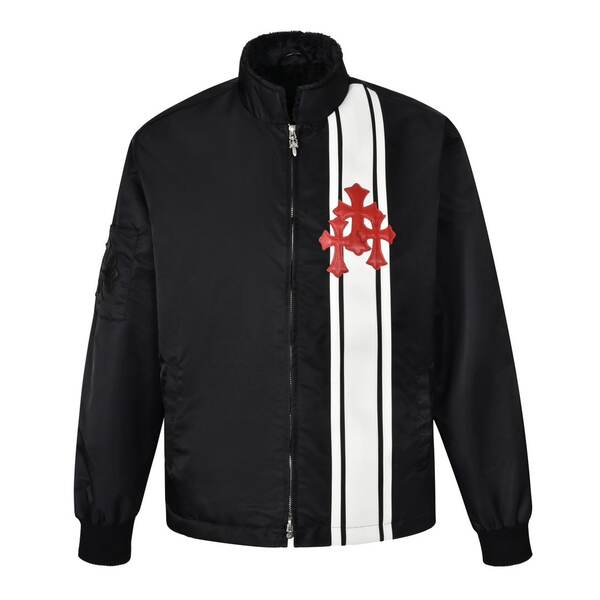 [ChromeHearts] 크롬하츠 라인 세미터리 사이드 퍼 자켓