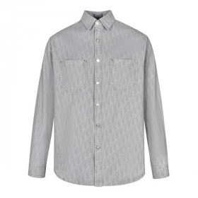 [Dior] 디올 25SS 오블리크 데님 셔츠 그레이