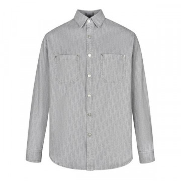 [Dior] 디올 25SS 오블리크 데님 셔츠 그레이