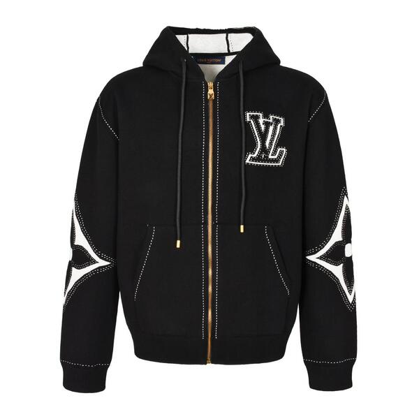 [LouisVuitton] 루이비통 그래픽 인따르시아 지퍼 코튼 후디