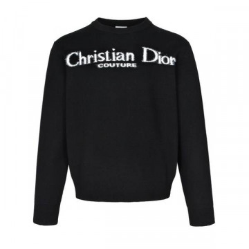 [Dior] 디올 블랙 브러쉬드 이팩트 꾸뛰르 스웨터