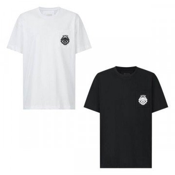 [Givenchy] 지방시 크레스트 로고 포켓 티셔츠